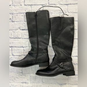 Kenneth Cole ladies’ sz 10 black vegan leather boots. NWOTs